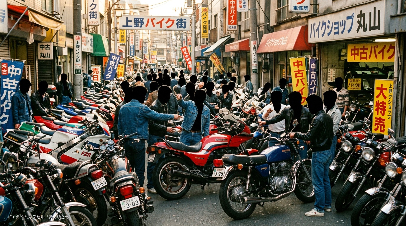 聖地だった「中古バイクの街」