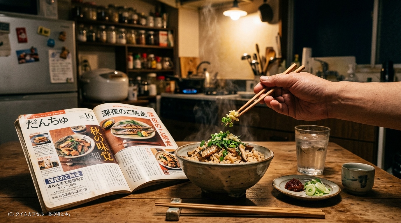 1998年、雑誌が教えてくれた「大人の夜食」と薬味の刺激