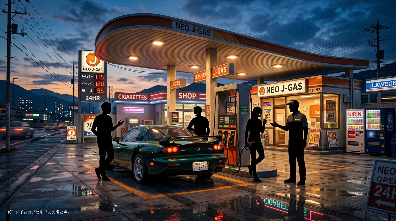 90年代〜00年代、ガソリンスタンドは「僕らの社交場」だった