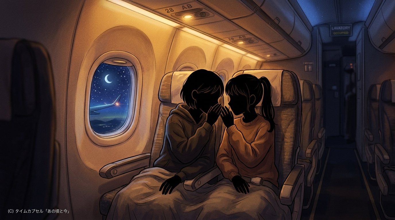 「よっすぃーと将来をアツく語った」飛行機での純粋な夜